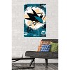 Trends International NHL San Jose Sharks - Maximalist Logo 23 Unframed Wall Poster Prints - 2 of 4