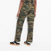 Women's Camo Print Graphic Lounge Pants - Green - 2 of 3