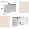 Bella Depot 48.82''W Modern 3-Door Buffet Sideboard Cabinet - 3 of 4
