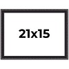 PosterPalooza | Antique Red Picture Frame - UV Acrylic, Backing Board, Hanging Hardware Included - 2 of 4