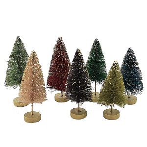 Christmas Jewel-Tone Mini Bottle Brush Bethany Lowe Designs, Inc.  -  Decorative Figurines - 1 of 4