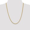 Black Bow Jewelry 3mm, 14k Yellow Gold, Solid Franco Chain Necklace - 2 of 4