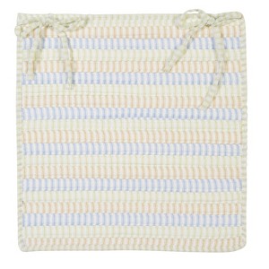 Colonial Mills Ticking Stripe Rect - Starlight Chair Pad Set (4) - 1 of 1