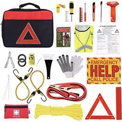 Thrive Auto Emergency Kit - Canvas Black Case : Target