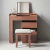 Multi-Functional Vanity Desk with Flip-Top Mirror, LED Lighting, 3-in-1 Dressing Table with Drawers and Side Cabinet for Bedroom - 4 of 4