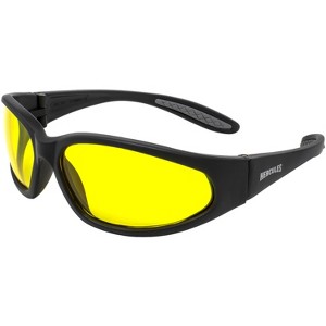Global Vision Eyewear Hercules Safety Motorcycle Glasses with Yellow Lenses - 1 of 4