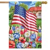 Briarwood Lane House Flag 40x28 For Outdoor Americana Garden Summer For Summer House Flag - 2 of 4