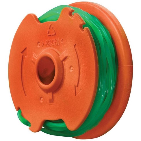 Eyolotyi Trimmer Replacement Spools for Worx Wa0014 Wg168 Wg184 Wg190 Wg191 Weed Eater String Edger Spool Line Refills Parts Auto-Feed 20ft 0.080