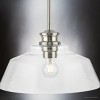 Urban Ambiance Luxury Transitional Indoor Pendant,  8-1/2''H x 14"W x 14''D,  Brushed Nickel Finish, UHP4888 - 4 of 4