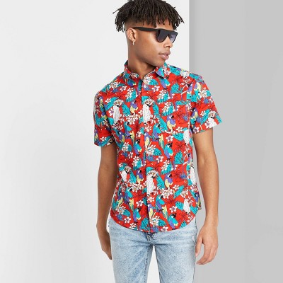 red floral shirt mens