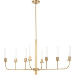 Quorum Lighting Sheridan 8 - Light Chandelier in  Aged Brass - 1 of 3