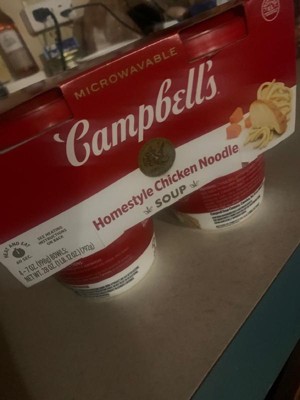 Campbell's Chicken Noodle Soup Microwaveable Cup - 15.4oz