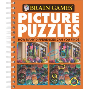 Brain Games - Picture Puzzles #5: How Many Differences Can You Find? - by  Publications International Ltd & Brain Games (Spiral Bound) - 1 of 1