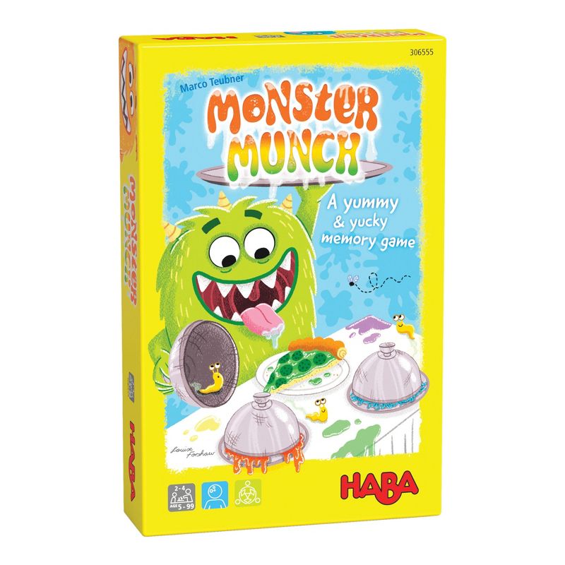 HABA Monster Munch - A Yummy & Yucky Memory Game for Ages 5+, 1 of 5