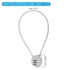 Unique Bargains Gym Locker Small 3-Digit Combination Padlocks - 2 of 4