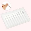 Unique Bargains Tungsten Steel Nail Drill Bits Set for Home Beauty Silver Tone 10 Pcs - 3 of 4