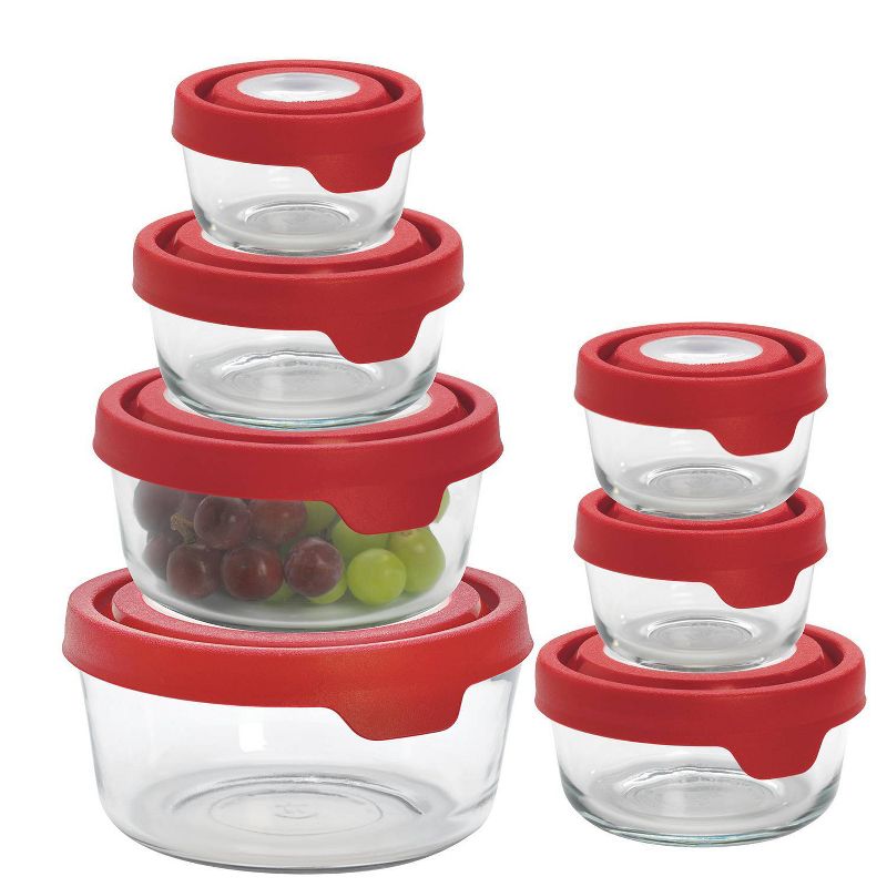 Anchor Hocking 14pc Glass TrueSeal Food Storage Container Set, 4 of 6