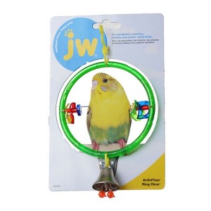 JW Insight Clear Ring Bird Perch - 1 of 4