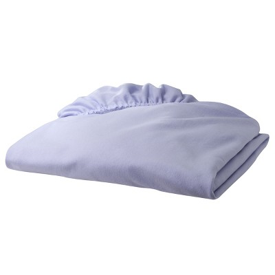 Image of TL Care Jersey Cotton Fitted Crib Sheet - Lavender