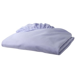 TL Care Jersey Cotton Fitted Crib Sheet - Lavender, lvndr