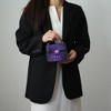 MKF Collection Luxe Croc-Embossed Mini Satchel Bag with Gold Chain Strap, Vegan Leather by Mia K - 3 of 4