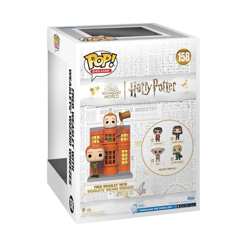 Funko POP! Harry Potter: Wizarding World - Fred Weasley with Weasleys&#39; Wizard Wheezes (Target Exclusive), 2 of 10
