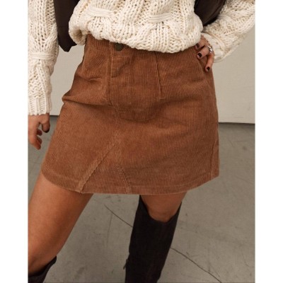 Women's Corduroy Mini Skirt - BluIvy