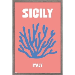 Trends International Reinders: Destinations - Destination Sicily Framed Wall Poster Prints - 1 of 4