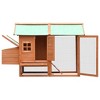 vidaXL Chicken Cage Solid Pine & Fir Wood 66.9 in.x31.9 in.x43.3 in. - 3 of 4