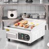 VEVOR Commercial Electric Griddle, 1700W Countertop Flat Top Grill, 122℉-572 ℉ Adjustable Temp, 14.17 x 11.81 x 0.39in Stainless Steel Griddle Grill - 2 of 4