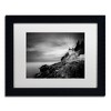 Trademark Fine Art - Moises Levy 'Bass Harbor Lighthouse' Matted Framed Art - 2 of 3