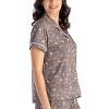 Hello Mello Women's Carried Away Lounge Short Sleeve Shirts Pajama Tops - 2 of 4
