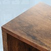 78.7 Inch Tall Hall Tree Wood Coat Rack with Bench and Shoe Storage Entryway Bench Storage - 4 of 4