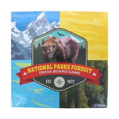 UT Brands National Parks Pursuit Family Trivia Board Game | 2+ Players