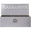 30 Inch Heavy Duty Aluminum Tool Box, 5-Bar Tread Truck Bed Storage with Lock & Keys, Underbody Organizer for Trailers, Pickups & RVs - 4 of 4