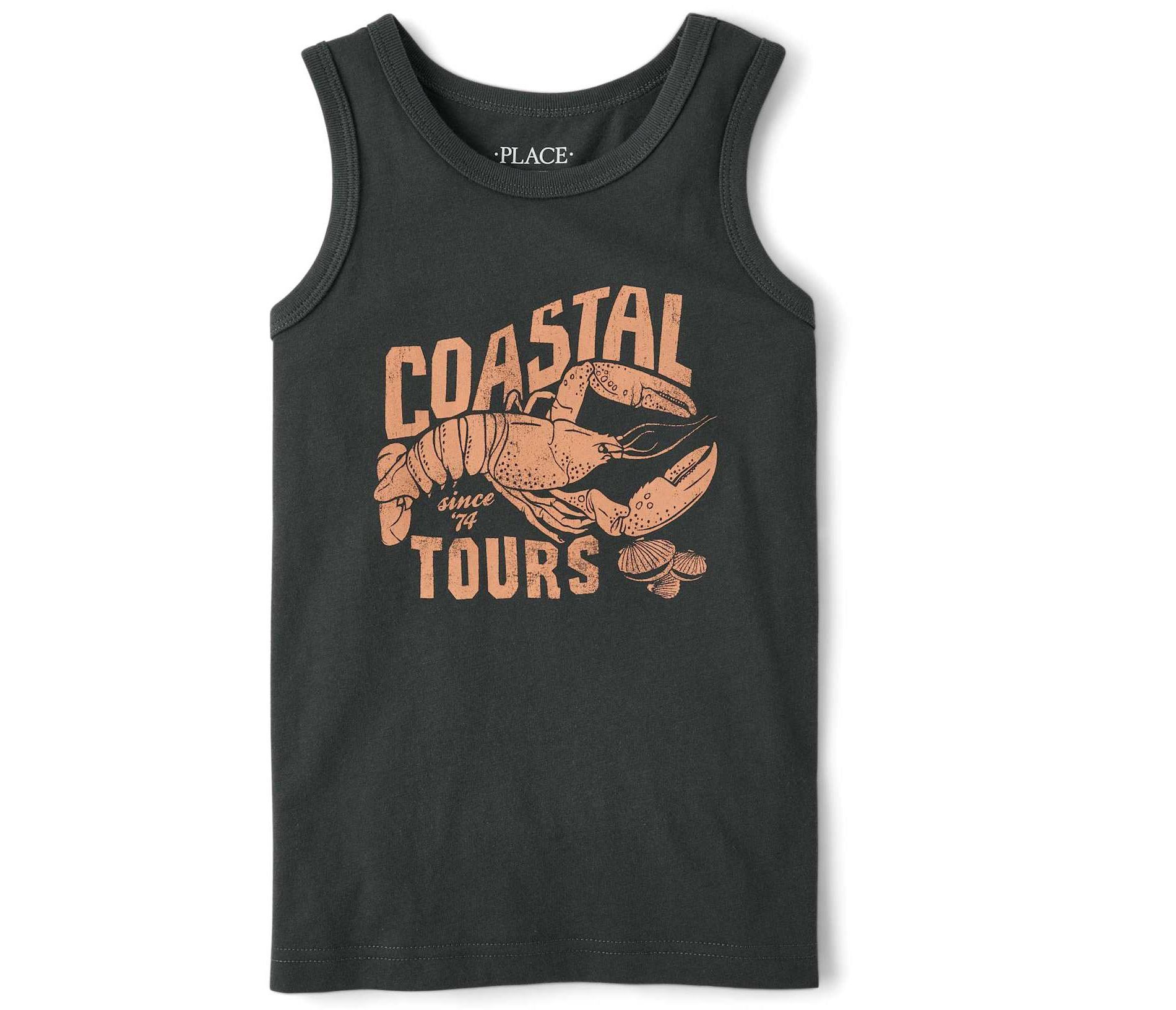 The Children's Place Boys Sleeveless Graphic Tank Top