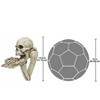 Design Toscano Begger for Souls Skeleton Wall Sculpture - 4 of 4