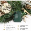 6 Ft Battery-Operated Christmas Garland with Lights, Xmas Garland w/ Pine Cones & Ball Ornaments for Fireplace & Stairs Decorations - 3 of 4