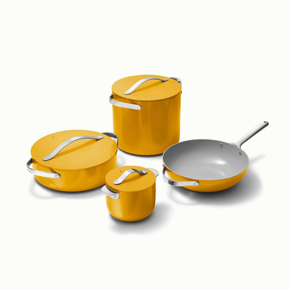 Caraway Home 8pc Cookware Set Marigold