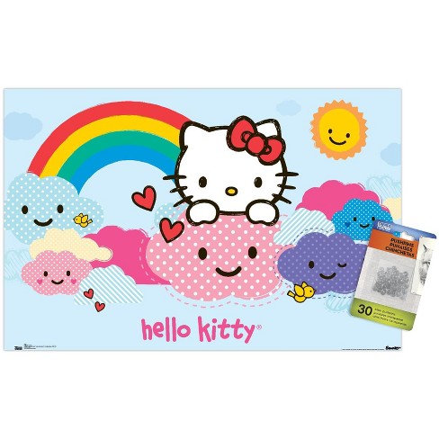 Trends International Hello Kitty - Balloon Unframed Wall Poster Print White  Mounts Bundle 14.725 X 22.375 : Target