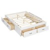 TIRAMISUBEST Full/Queen Size Platform Bed with 6 Storage Drawers on 3 Sides, Modern Storage Bed Frame with Slats Support for Bedroom - 3 of 4