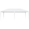 vidaXL White Party Tent - Weather-Resistant Outdoor Canopy with Heavy-Duty Iron Frame, Ideal for Parties and Get-Together, Easy Assembly, 19.7'x13.1' - 3 of 4