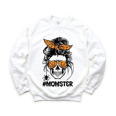 Simply Sage Market Women's Graphic Sweatshirt Momster Skull