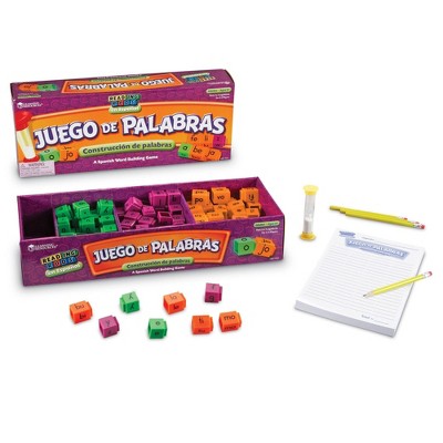Juego de Palabras - Spanish Reading Rods Word Game
