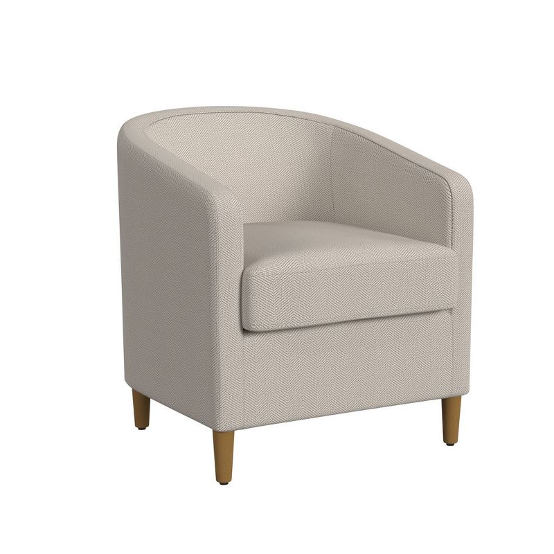 Modern Woven Barrel Accent Chair - HomePop, 3 of 12