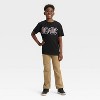 Boys' ACDC Oversized Short Sleeve Graphic T-Shirt - Black - 3 of 3