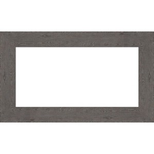 Amanti Art Rustic Plank Espresso Framed Dry Erase Magnetic Board - 1 of 4