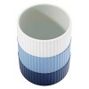 Izod Clubhouse Stripe Blue Wastebasket - 2 of 3