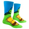 Odd Sox, Nickelodeon TMNT Teenage Mutant Ninja Turtles, 90's Cartoon, Fun Socks - 3 of 4