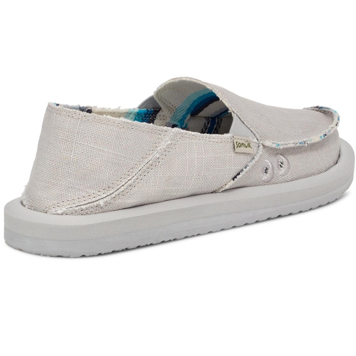 Женские туфли Sanuk Women's Donna Hemp Loafers - Grey, 10 — фото 3